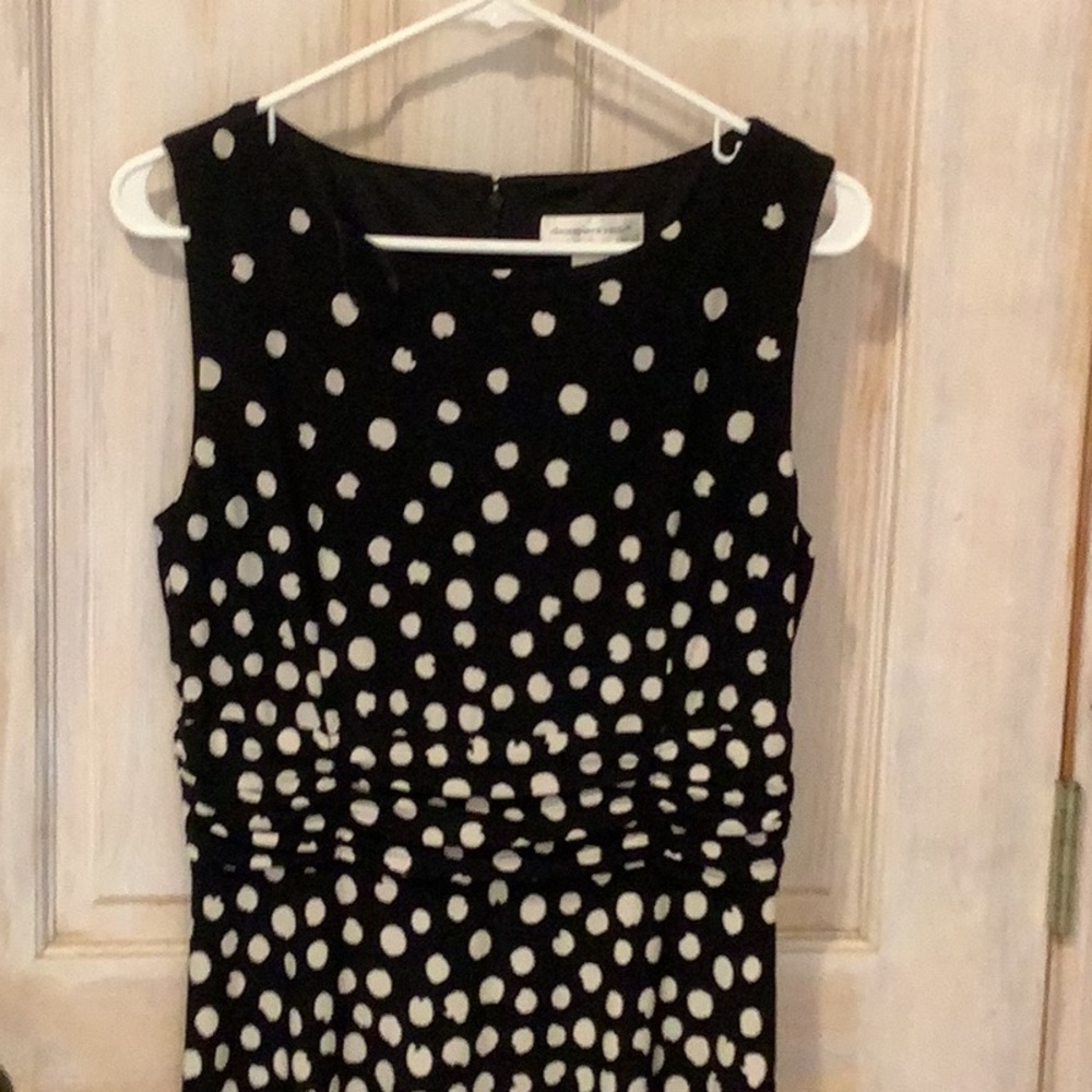 Christopher & banks Sleeveless Polka Dot Dress - Picture 4 of 8